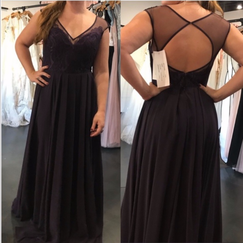 Plum Bridesmaids Dress